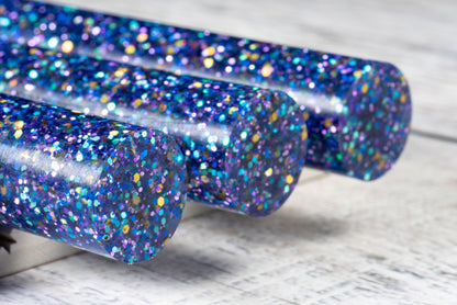 Bespoke resin pen blanks - Funfetti Glitter