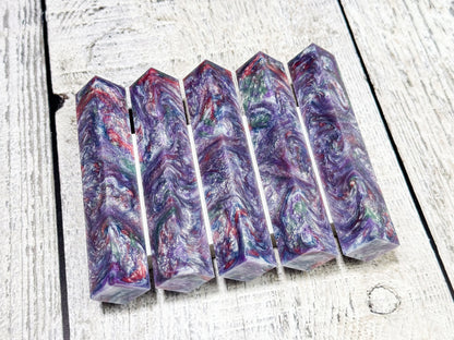 Resin pen blanks - Lavender Fields