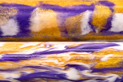 Resin pen blanks - Purple & Gold