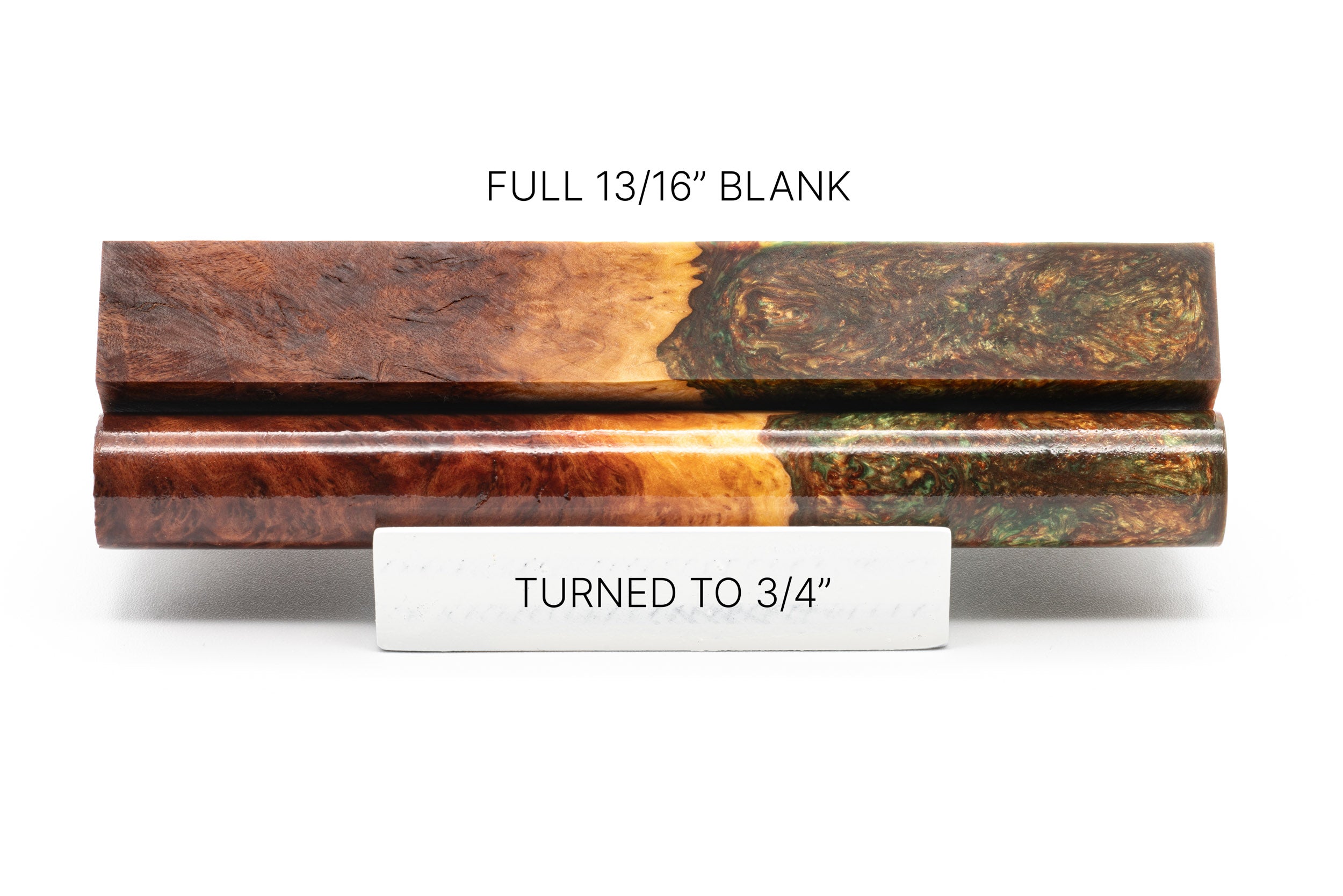 Hybrid pen blanks - Red Mallee Burl