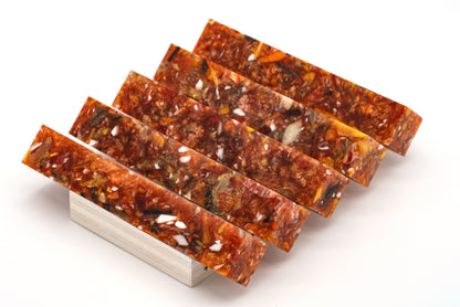 Resin pen blanks - Terrazzo Bronze