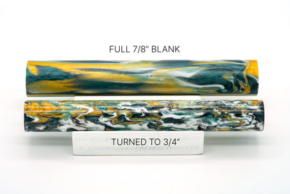 Resin pen blanks - Yukon River