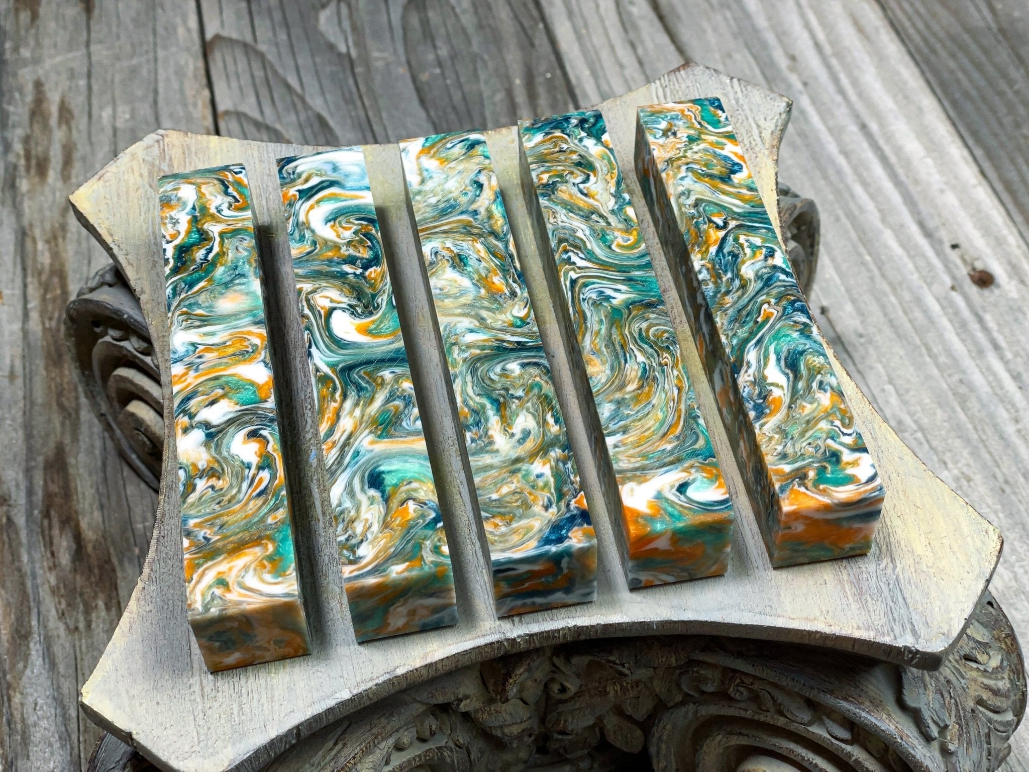 Resin pen blanks - Miami Football - Forge & Script