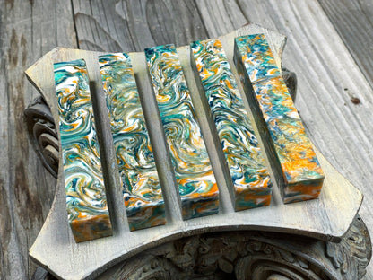 Resin pen blanks - Miami Football - Forge & Script