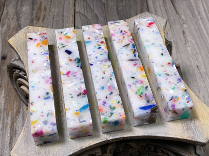 Resin pen blanks - Terrazzo Confetti - Forge & Script