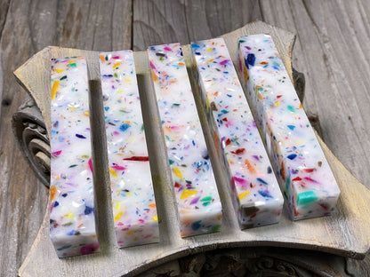 Resin pen blanks - Terrazzo Confetti - Forge & Script